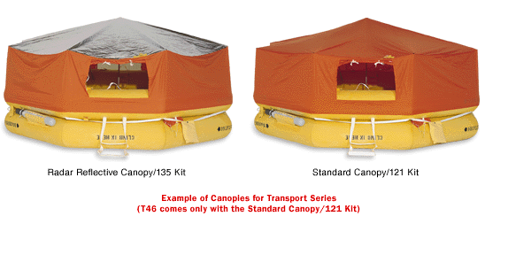 Life Raft (T6A), FAA Type I, 6-Man - Life Rafts - Life Support International, Inc.