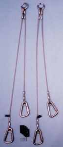 Litter Sling, 4-point, Stainless - Backboards & Litters - Life Support International, Inc.