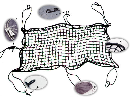 Cargo Restraint Net, Load Tamer - Nets & Baskets - Life Support International, Inc.