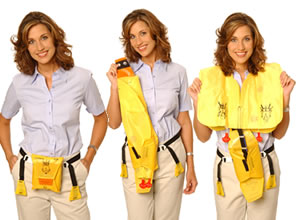 Life Preserver, Helicopter Pouch Type (Heavy Duty) - Life Preservers - Life Support International, Inc.