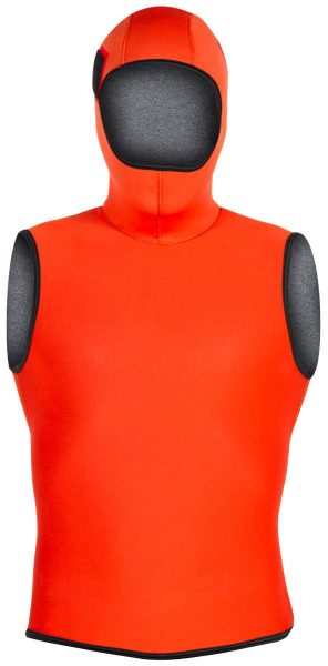 Hooded Vest, FIRE FLEECE™, SAR Swimmer, 5/3 mm - Dive Rescue Swimmer - Life Support International, Inc.