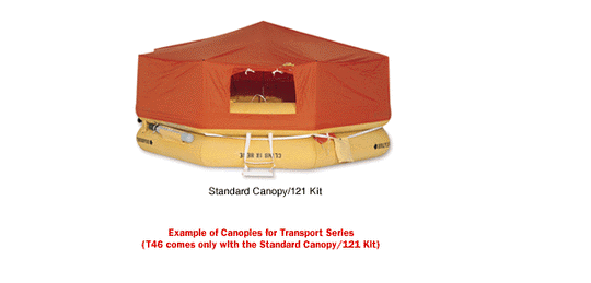 Life Raft (T46), FAA Type I, 46-Man – Life Support International, Inc.