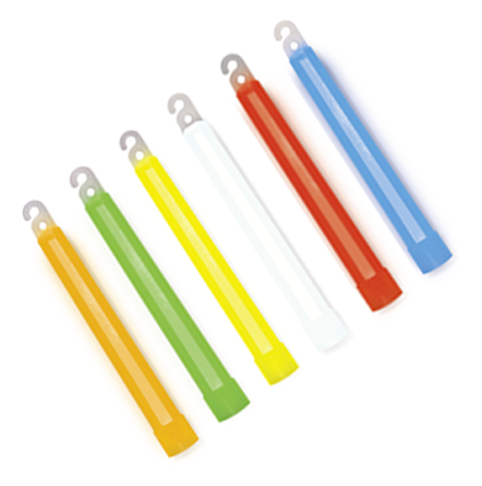 6 Inch Red Glow Stick - 10 Pack - Cyalume SnapLight