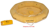 Life Raft (T6),  Classic Rafts, Single Tube,  FAA Type II, 6-Man - Life Rafts - Life Support International, Inc.