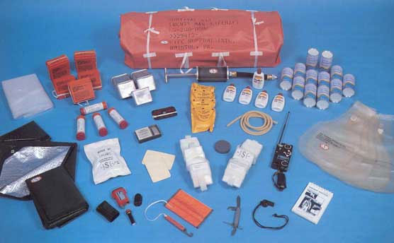 Survival Kit, 20-Man Life Raft, USAF | Life Support Int'l – Life ...